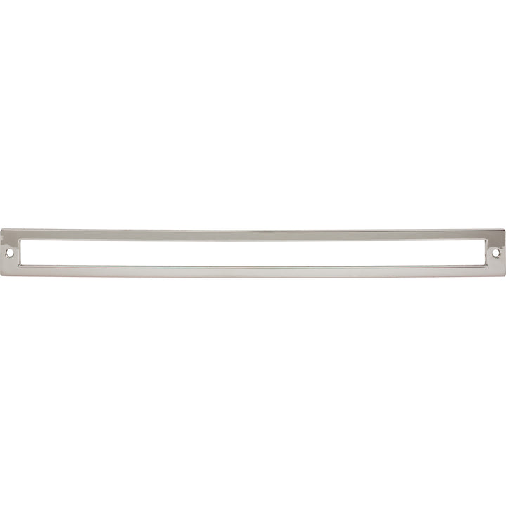 Top Knobs - Hollin Pull Backplates 12" Polished Nickel