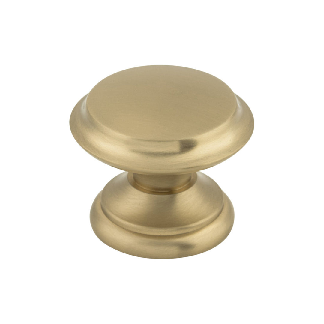 Top Knobs - Flat Top Round Knobs Brushed Bronze