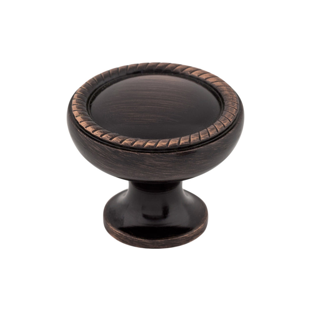 Top Knobs - Emboss Round Knobs Tuscan Bronze