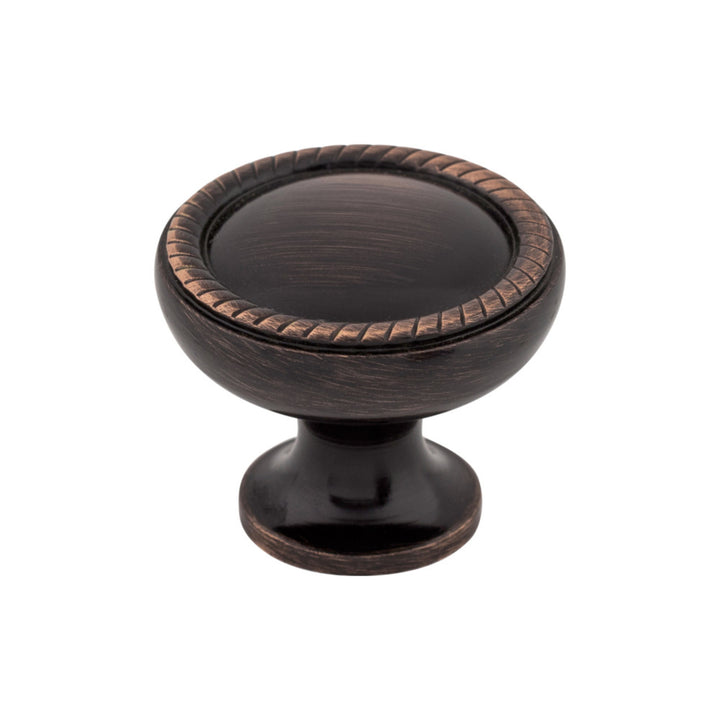 Top Knobs - Emboss Round Knobs Tuscan Bronze
