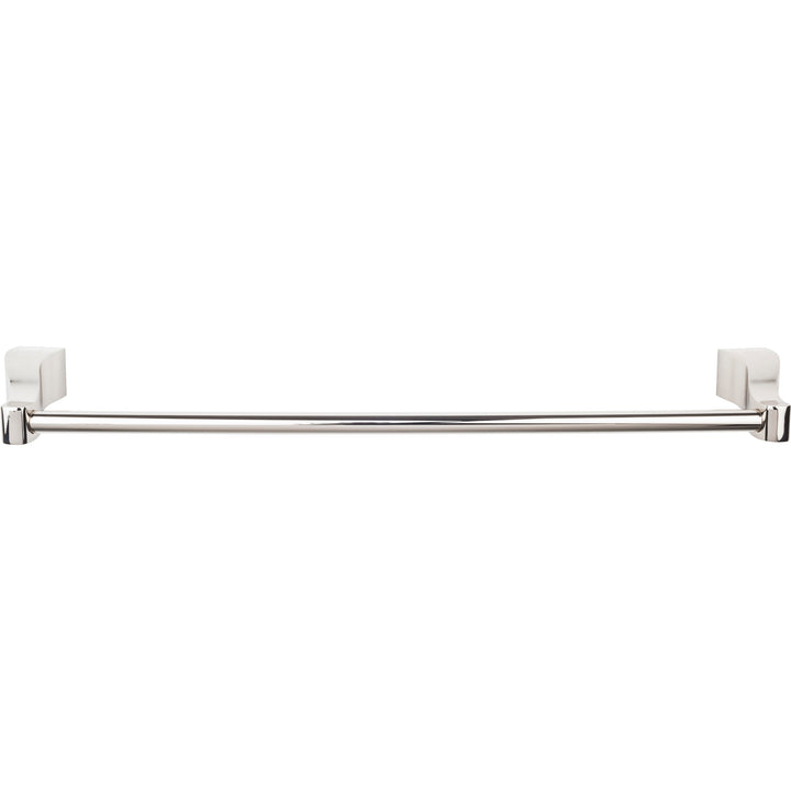 Top Knobs - Aqua Bath Towel Bar Singles 18" Polished Nickel