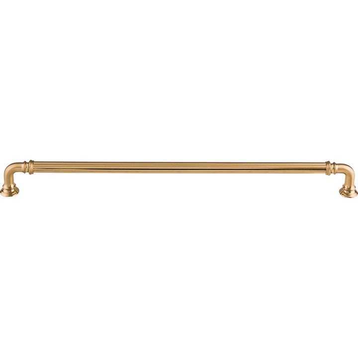 Top Knobs - Reeded Pulls 12" Honey Bronze