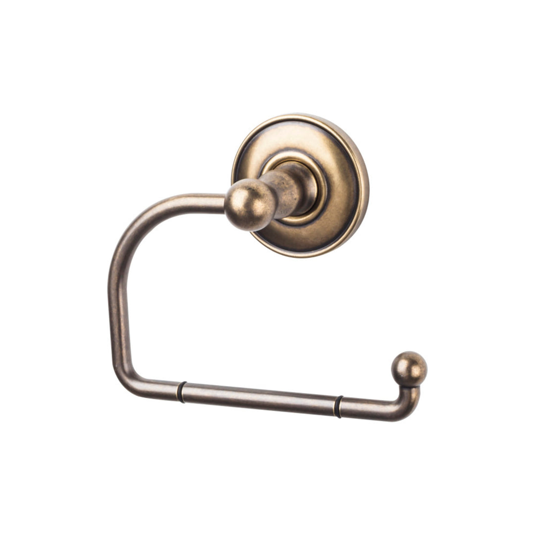 Top Knobs - Edwardian Bath Tissue Hook Plain Backplates German Bronze