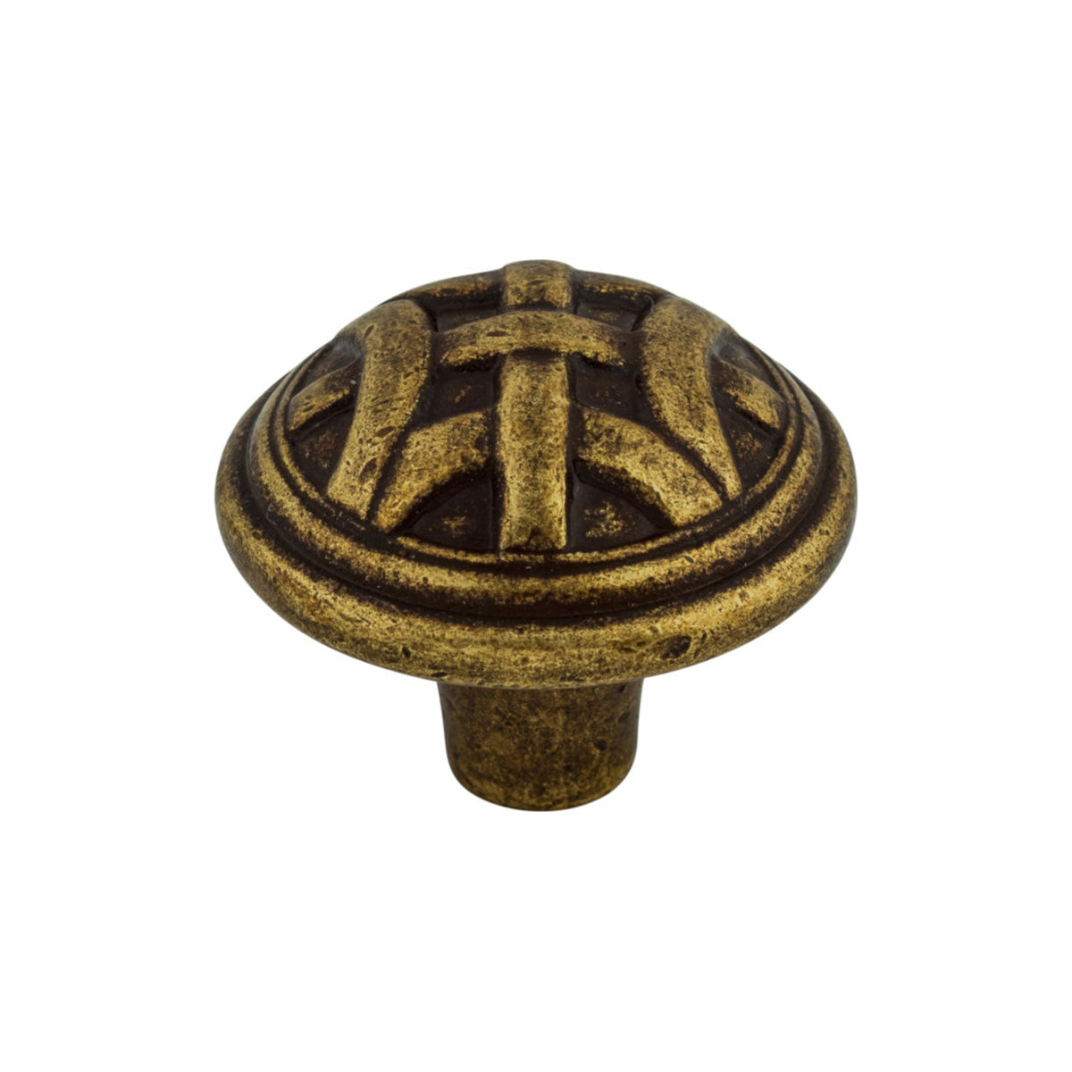 Top Knobs Celtic Round Knob in German Bronze
