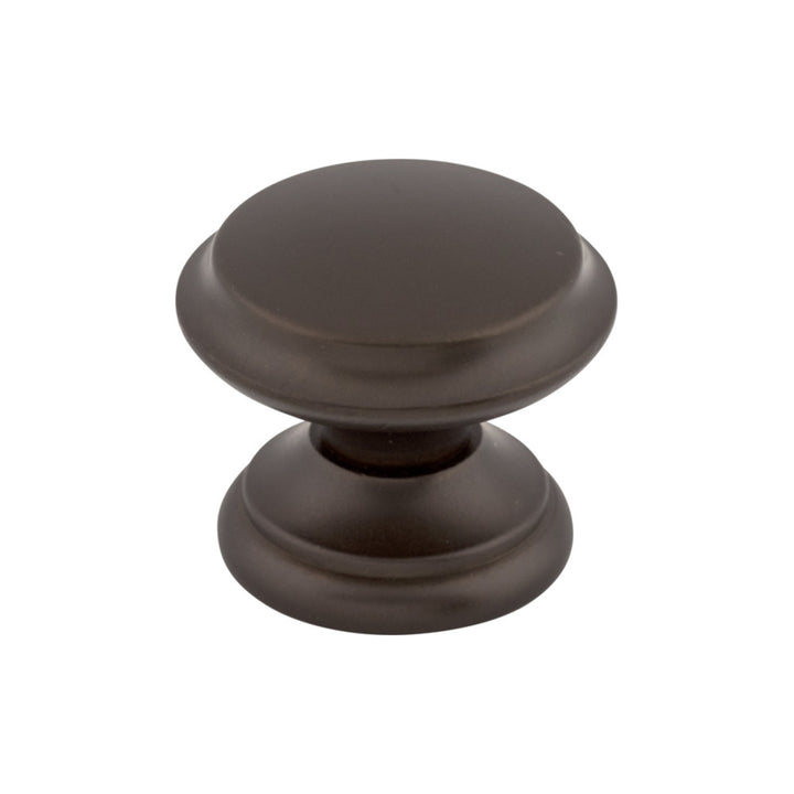 Top Knobs - Flat Top Round Knobs Oil Rubbed Bronze