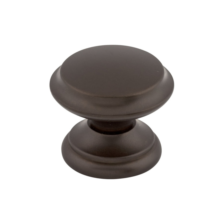Top Knobs - Flat Top Round Knobs Oil Rubbed Bronze