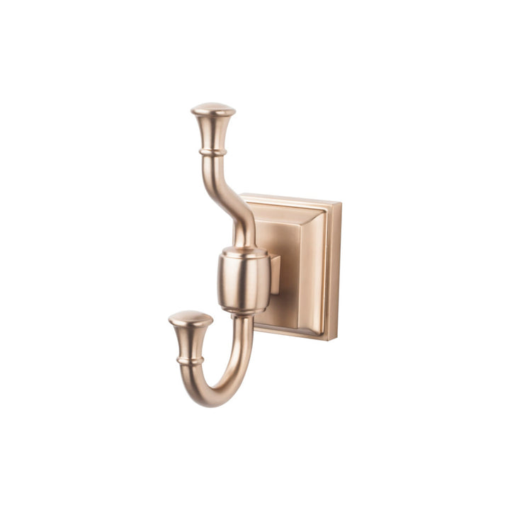 Top Knobs - Stratton Bath Double Hooks Brushed Bronze