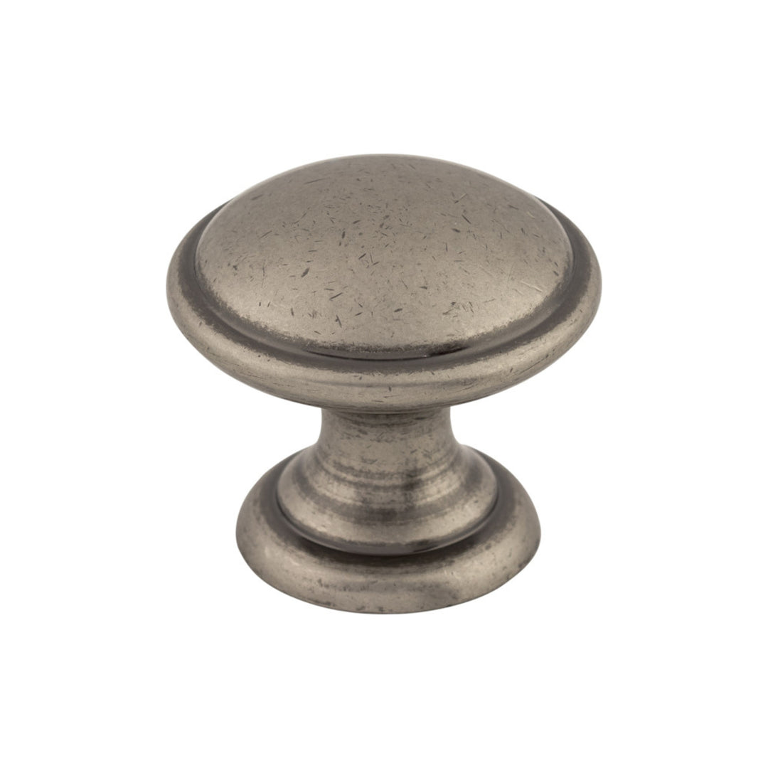 Top Knobs - Rounded Round Knobs Pewter Antique