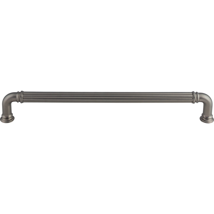 Top Knobs - Reeded Appliance Pulls 18" Ash Gray