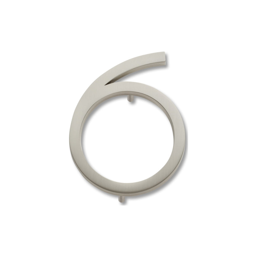 Atlas - Modern Avalons (#6) 4 1/2" Brushed Nickel