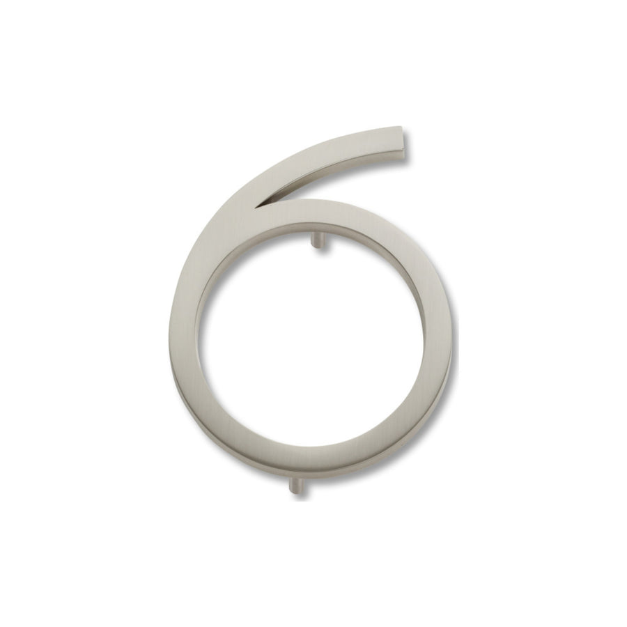 Atlas - Modern Avalons (#6) 4 1/2" Brushed Nickel