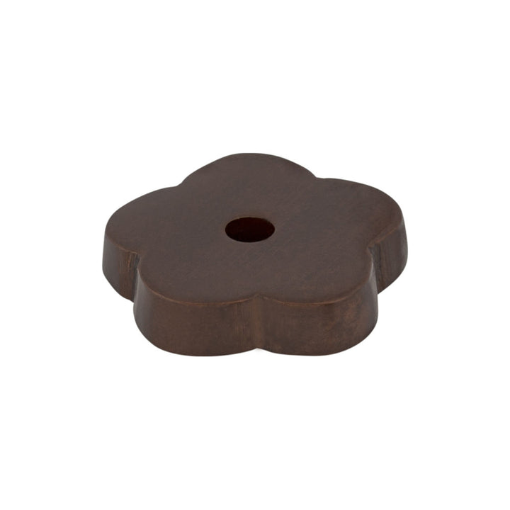 Top Knobs - Aspen Flower Knob Backplates Mahogany Bronze