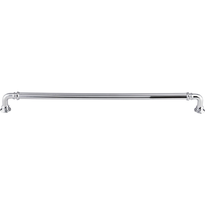 Top Knobs - Reeded Pulls 12" Polished Chrome