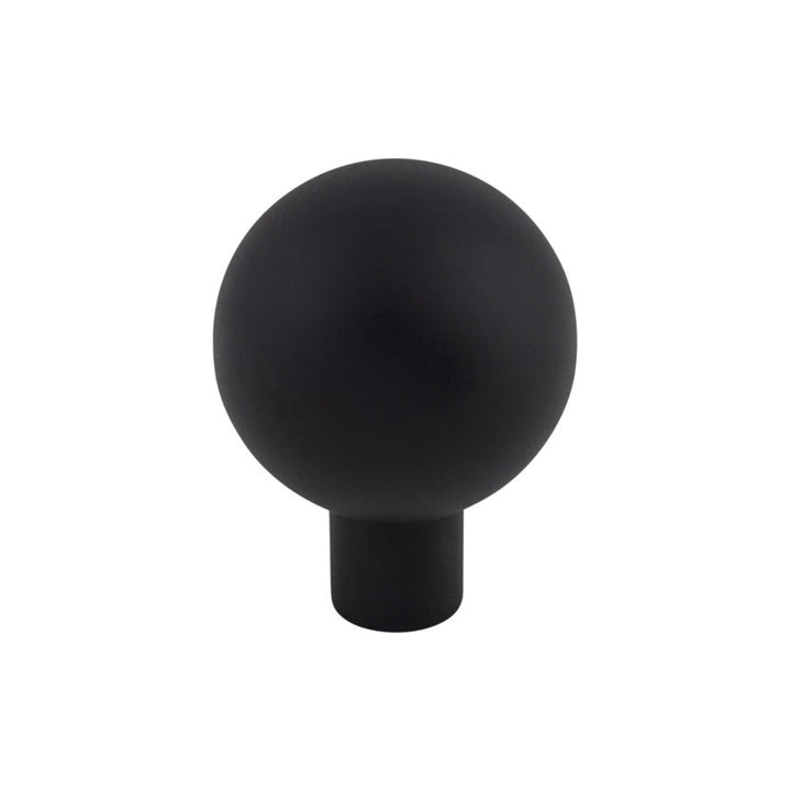 Top Knobs - Brookline Round Knobs (TK760) 1 1/8" Flat Black