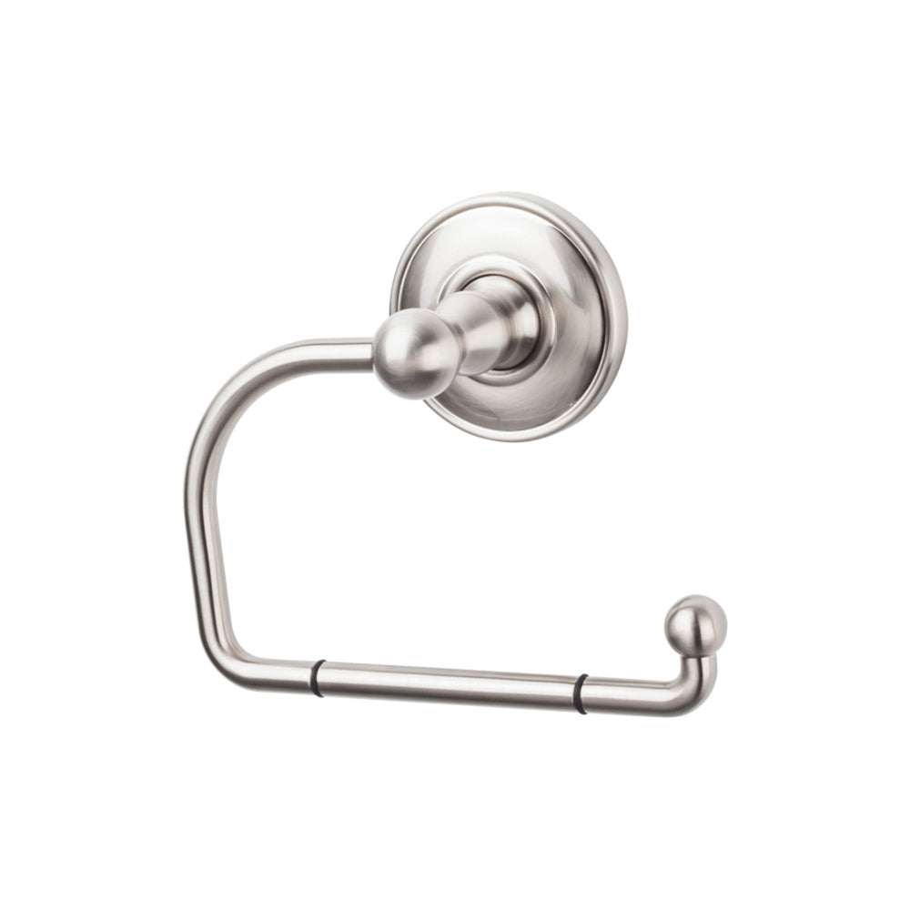 Top Knobs - Edwardian Bath Tissue Hook Plain Backplates Brushed Satin Nickel