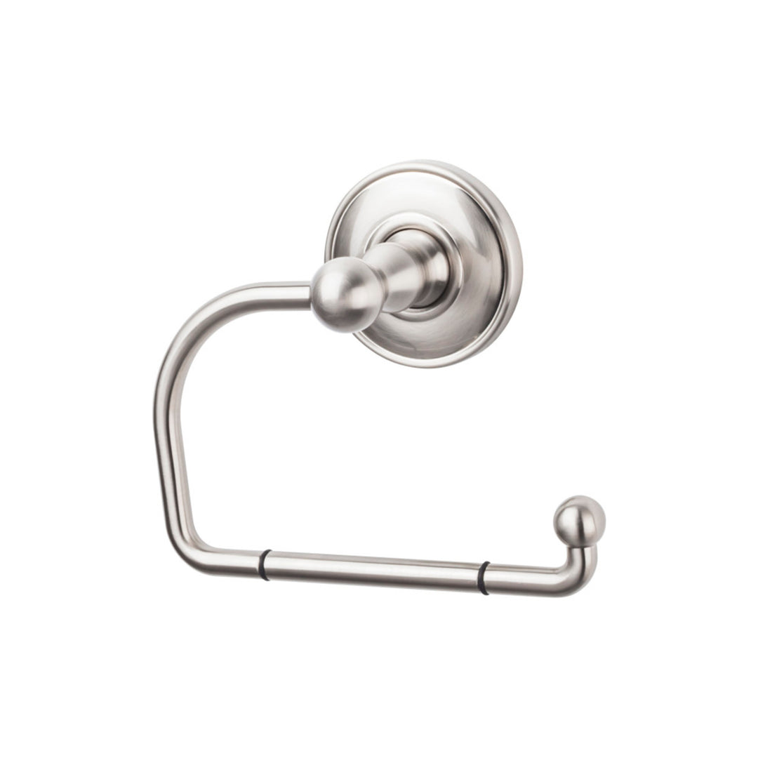 Top Knobs - Edwardian Bath Tissue Hook Plain Backplates Brushed Satin Nickel