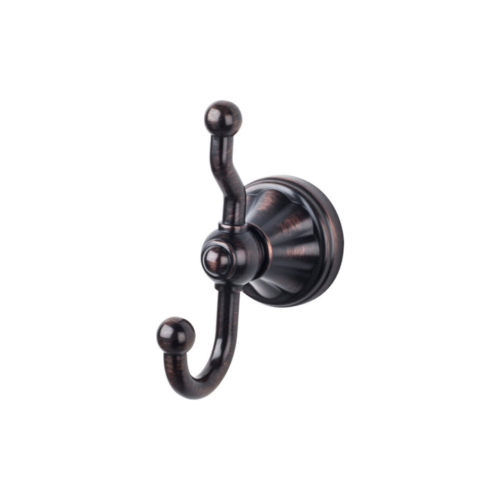 Top Knobs - Hudson Bath Double Hooks Tuscan Bronze