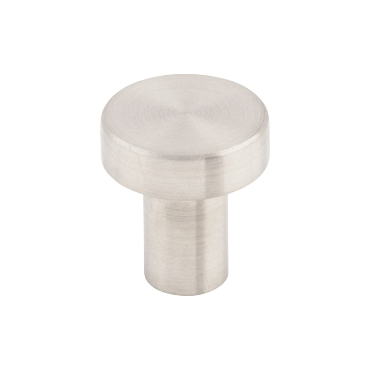Top Knobs Post Round Knob in Stainless Steel