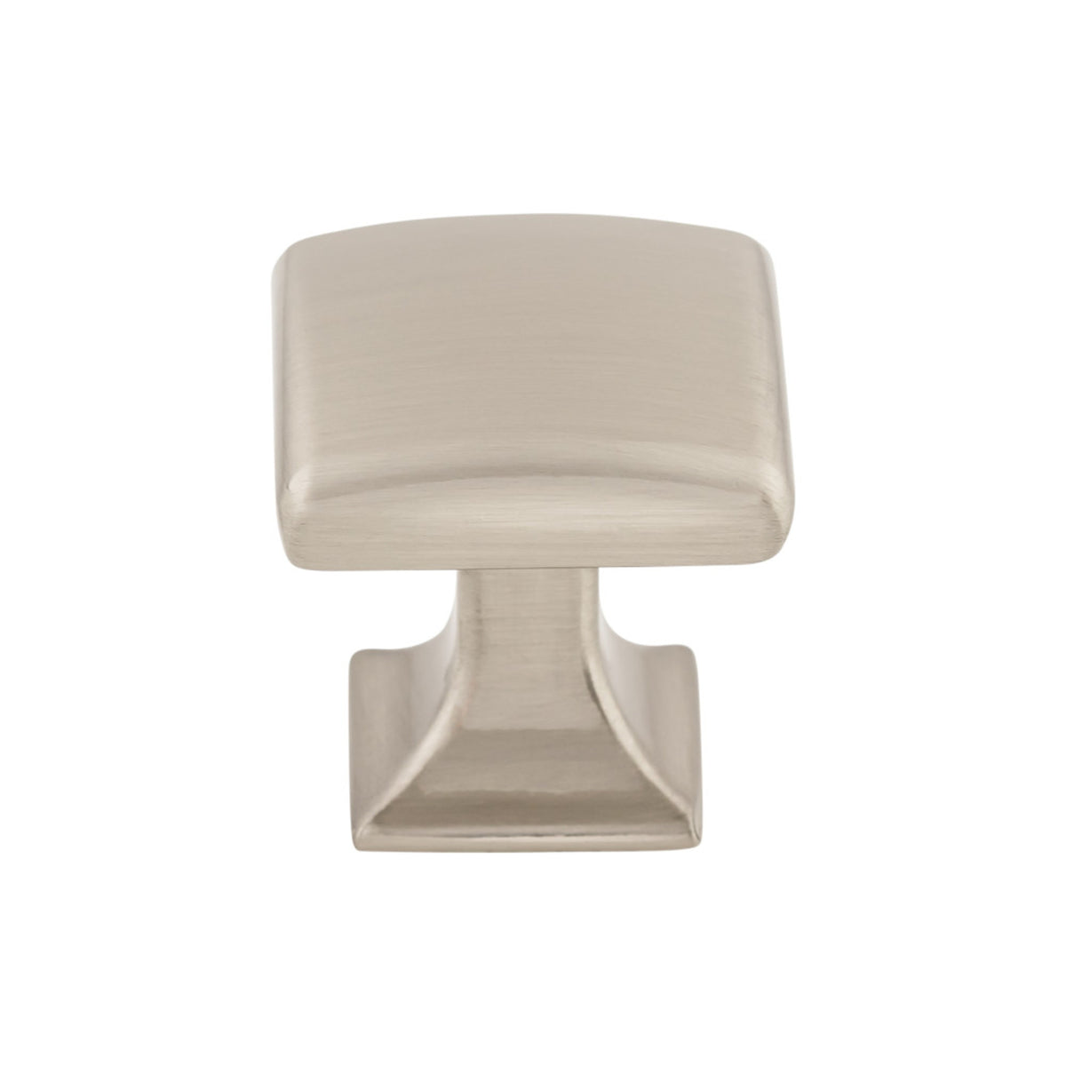 Top Knobs Contour Square Knob in Brushed Satin Nickel