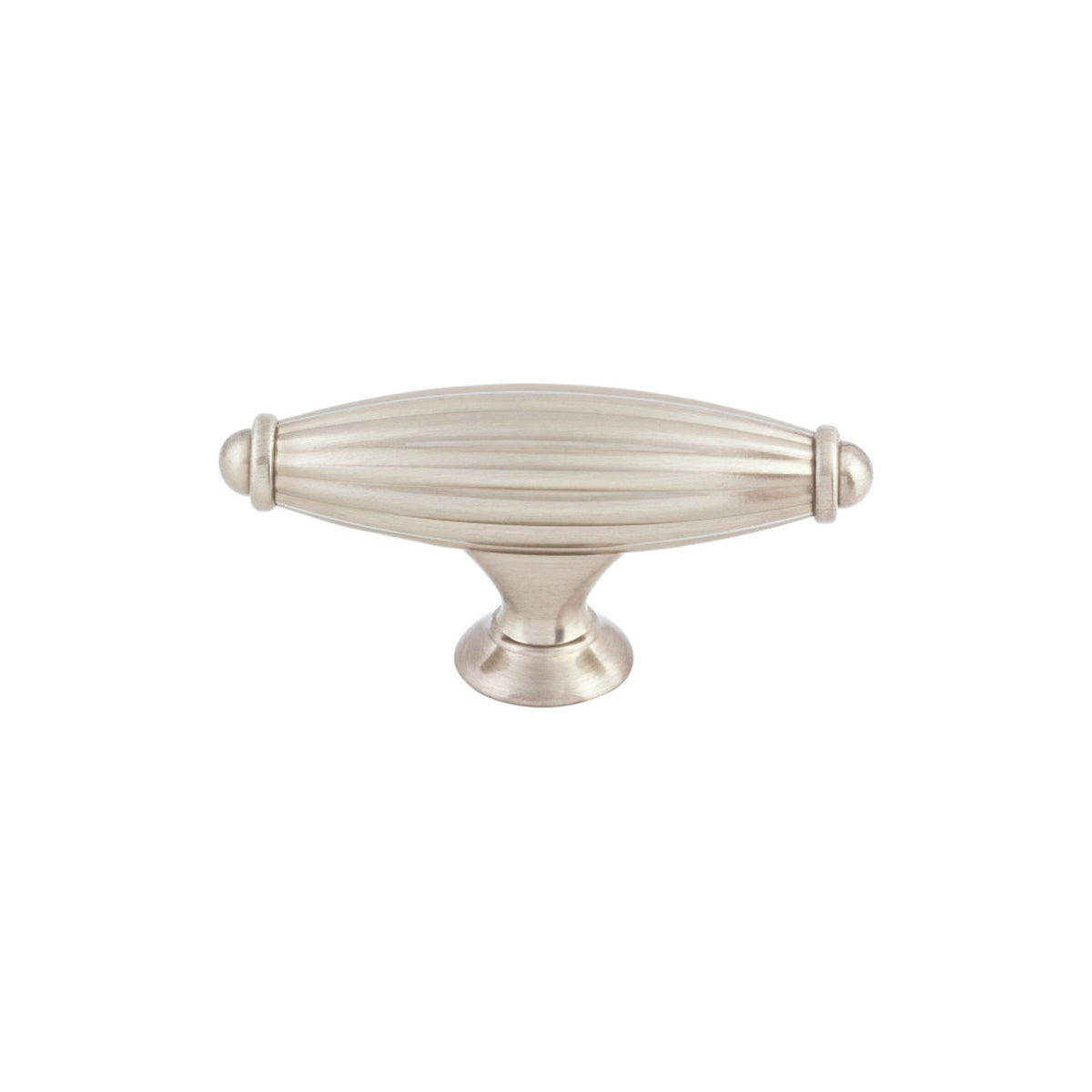 Top Knobs Tuscany Bar Knob in Brushed Satin Nickel