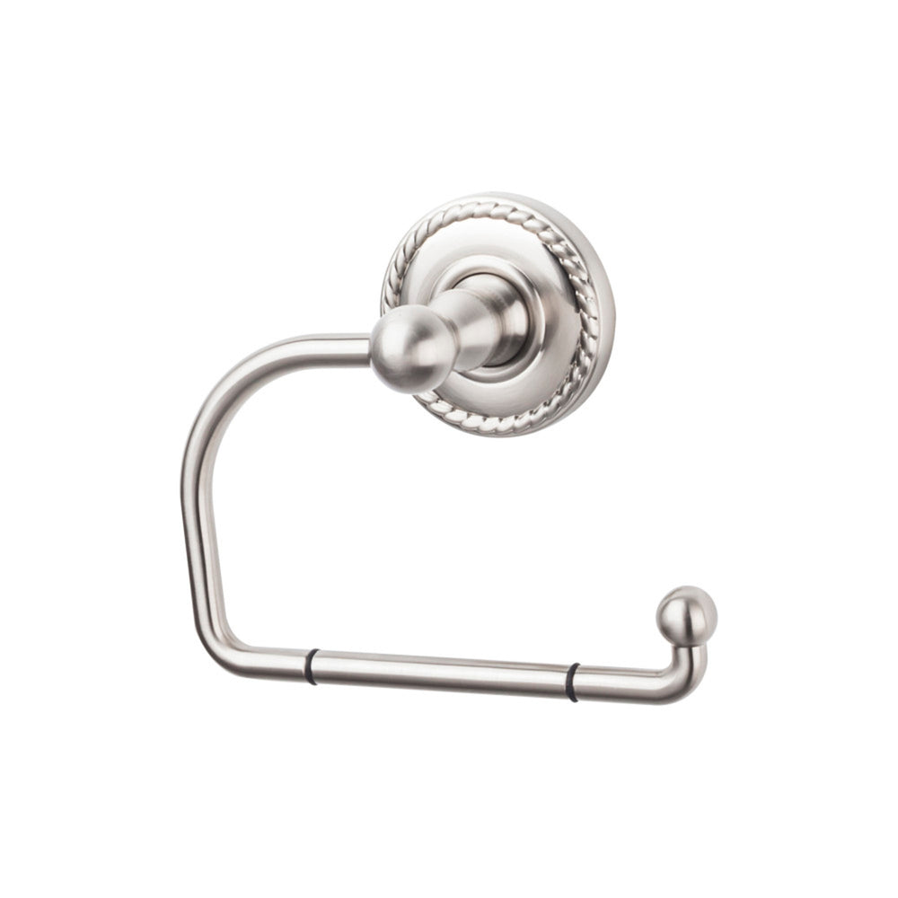 Top Knobs - Edwardian Bath Tissue Hook Rope Backplates Brushed Satin Nickel