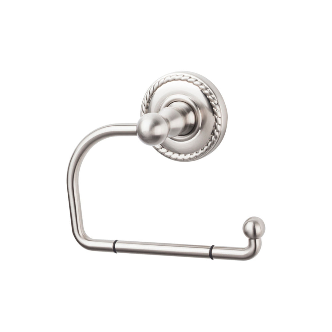 Top Knobs - Edwardian Bath Tissue Hook Rope Backplates Brushed Satin Nickel