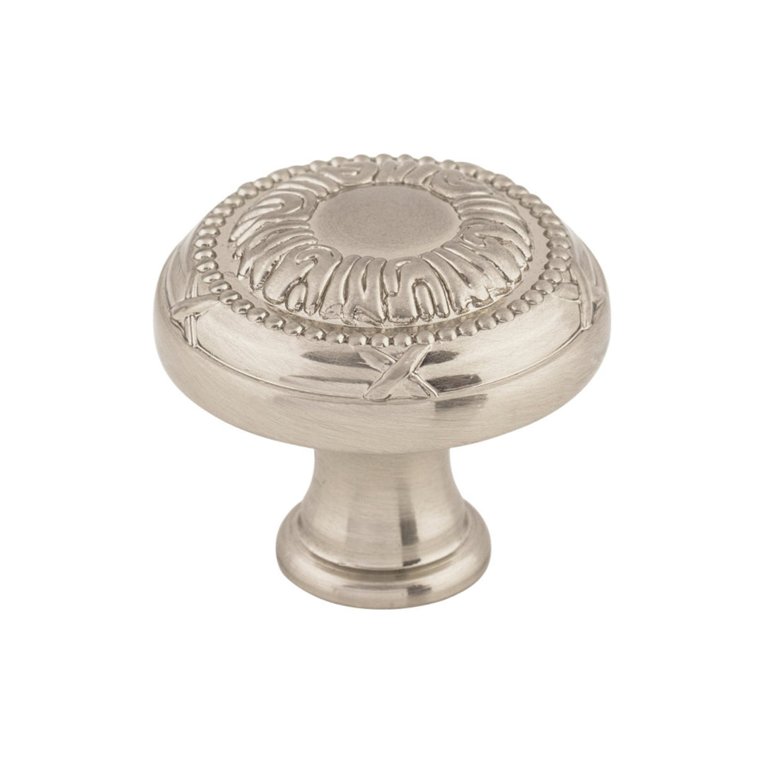 Top Knobs - Ribbon Round Knobs Brushed Satin Nickel