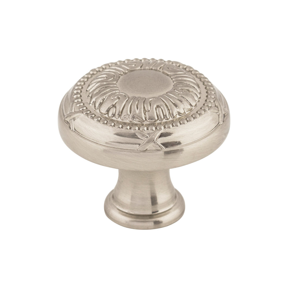 Top Knobs - Ribbon Round Knobs Brushed Satin Nickel