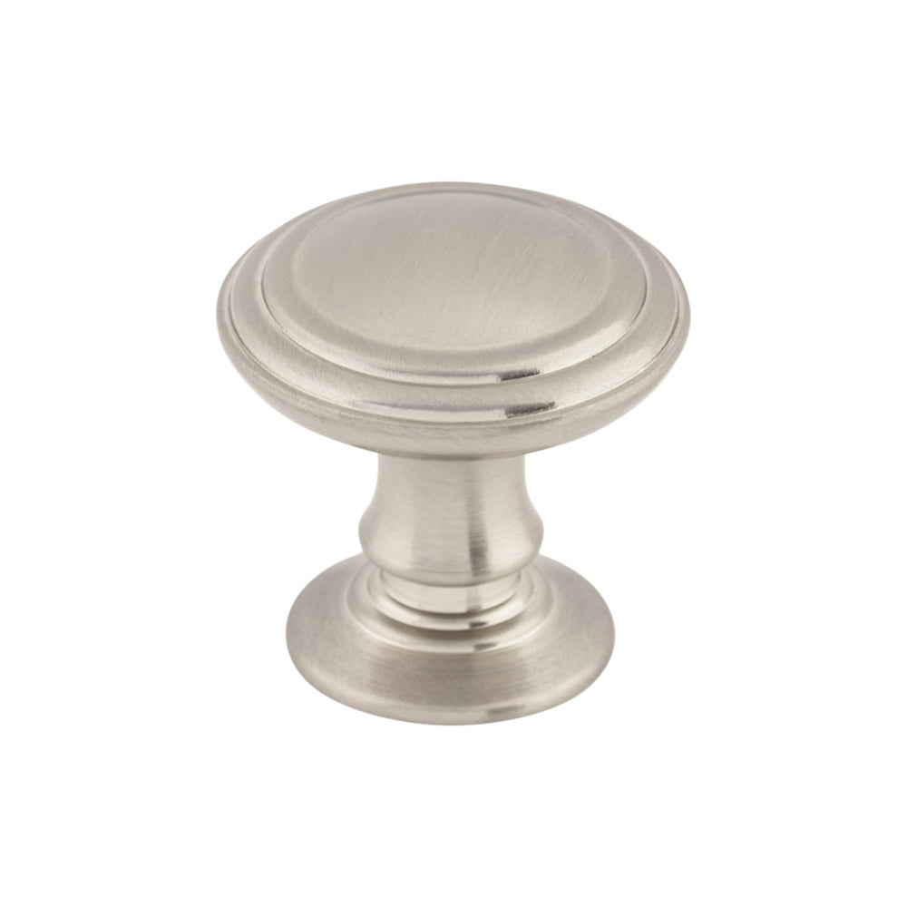 Top Knobs - Reeded Round Knobs 1 1/4" Brushed Satin Nickel