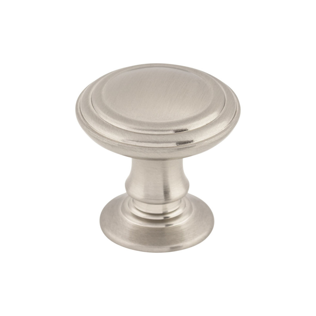 Top Knobs - Reeded Round Knobs 1 1/4" Brushed Satin Nickel