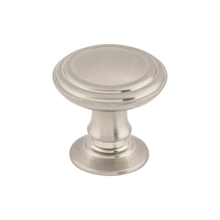 Top Knobs - Reeded Round Knobs 1 1/4" Brushed Satin Nickel
