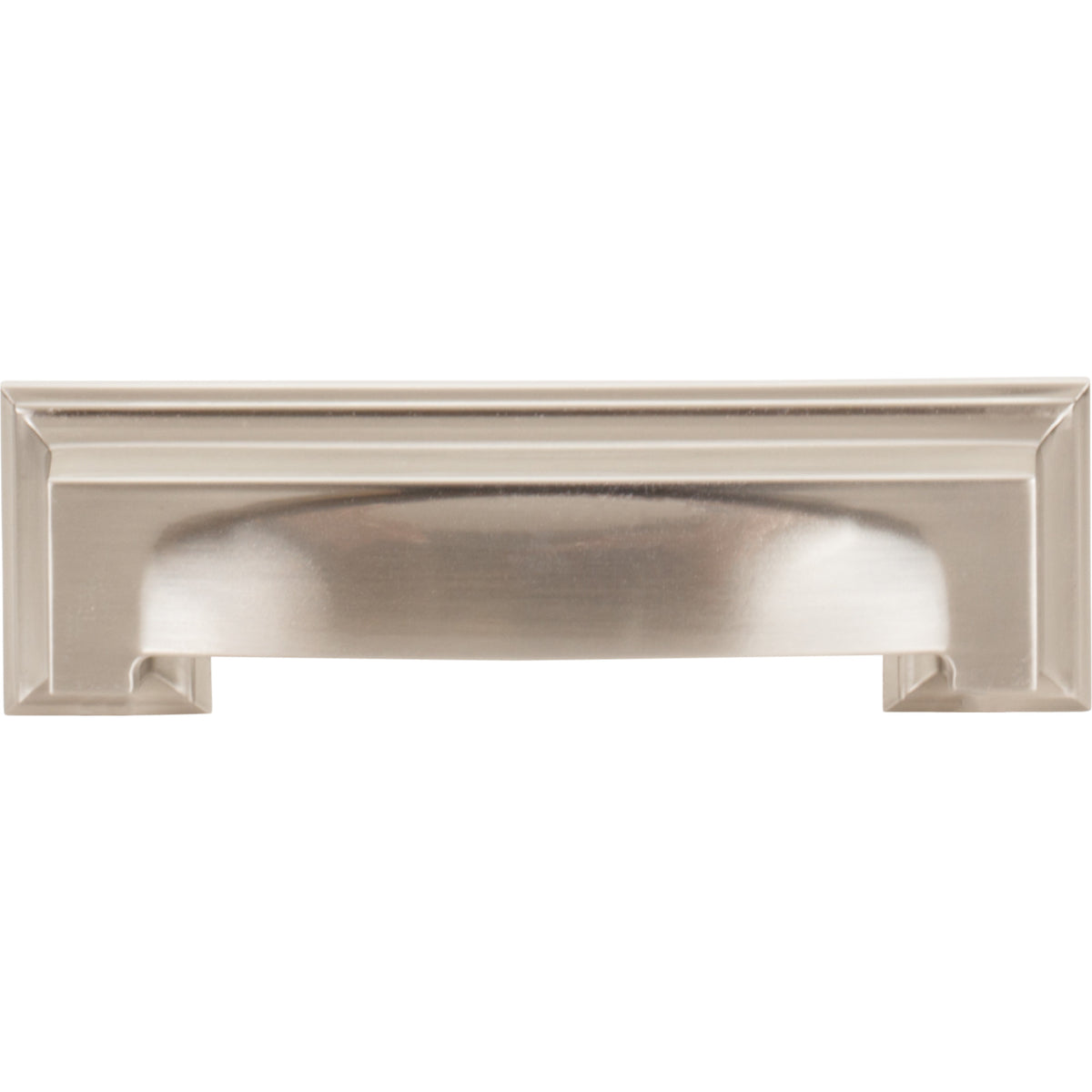 Atlas Sutton Place Cup Bin Pull in Brushed Nickel