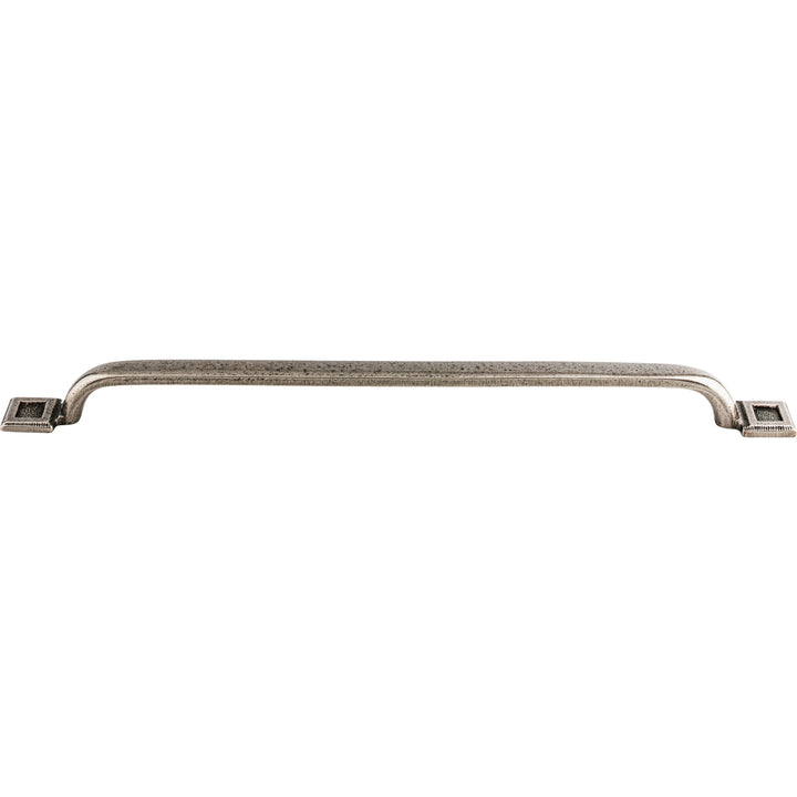 Top Knobs - Square Inset Bar Pulls 12" Cast Iron