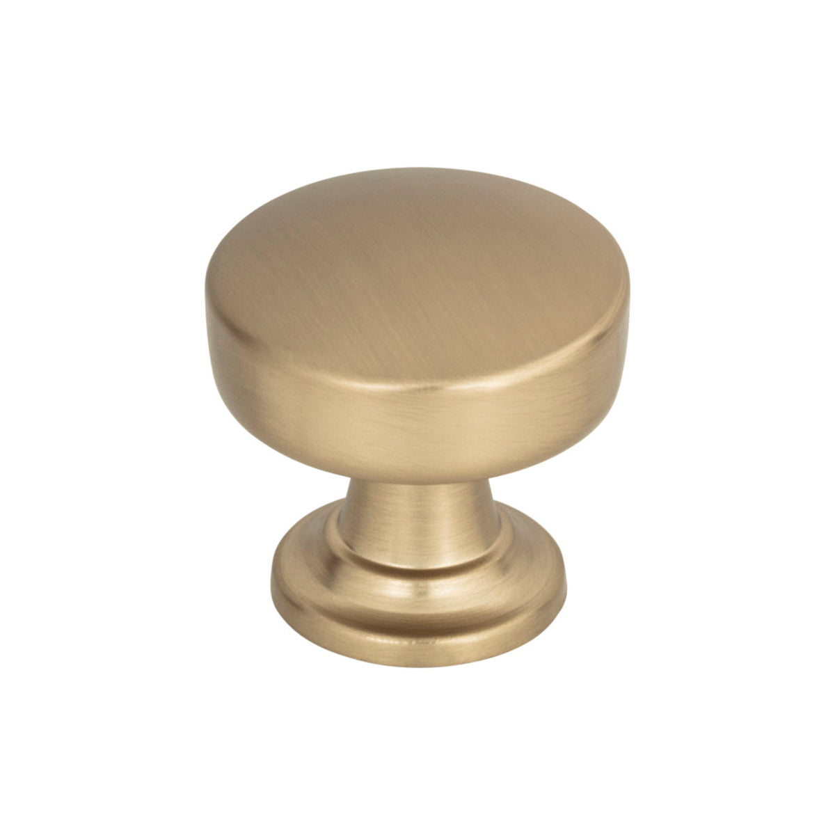 Atlas Browning Round Knob in Champagne
