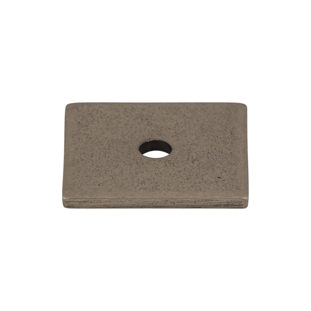 Top Knobs - Square Knob Backplates 1" Pewter Antique