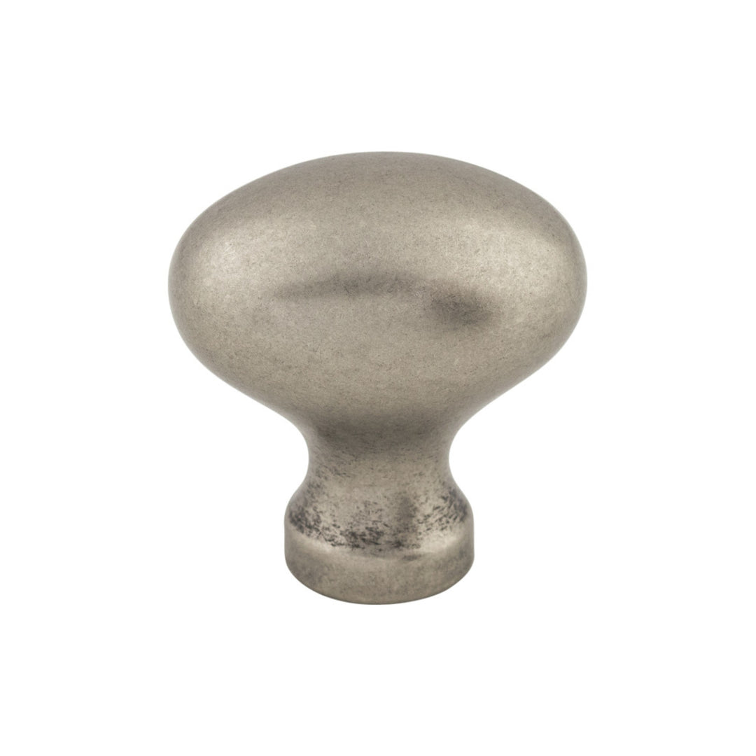 Top Knobs - Egg Oval Knobs Pewter Antique