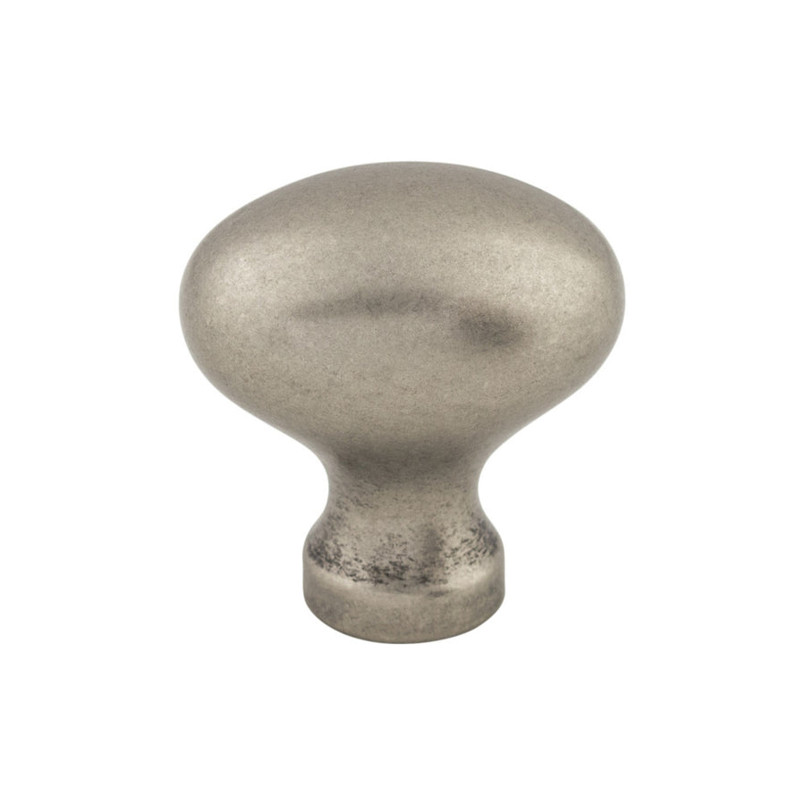 Top Knobs - Egg Oval Knobs Pewter Antique