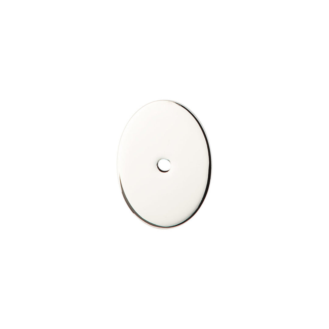 Top Knobs - Oval Knob Backplates 1 3/4" Polished Nickel