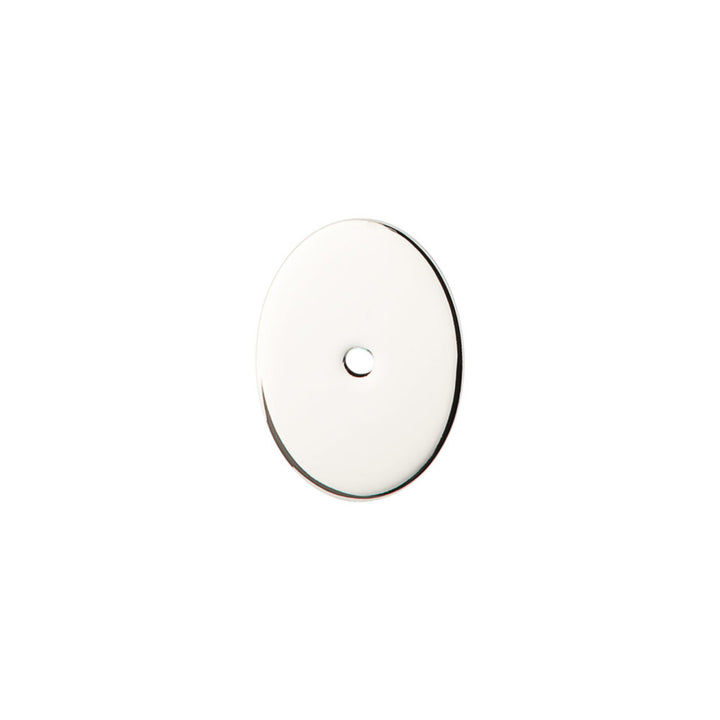 Top Knobs - Oval Knob Backplates 1 3/4" Polished Nickel