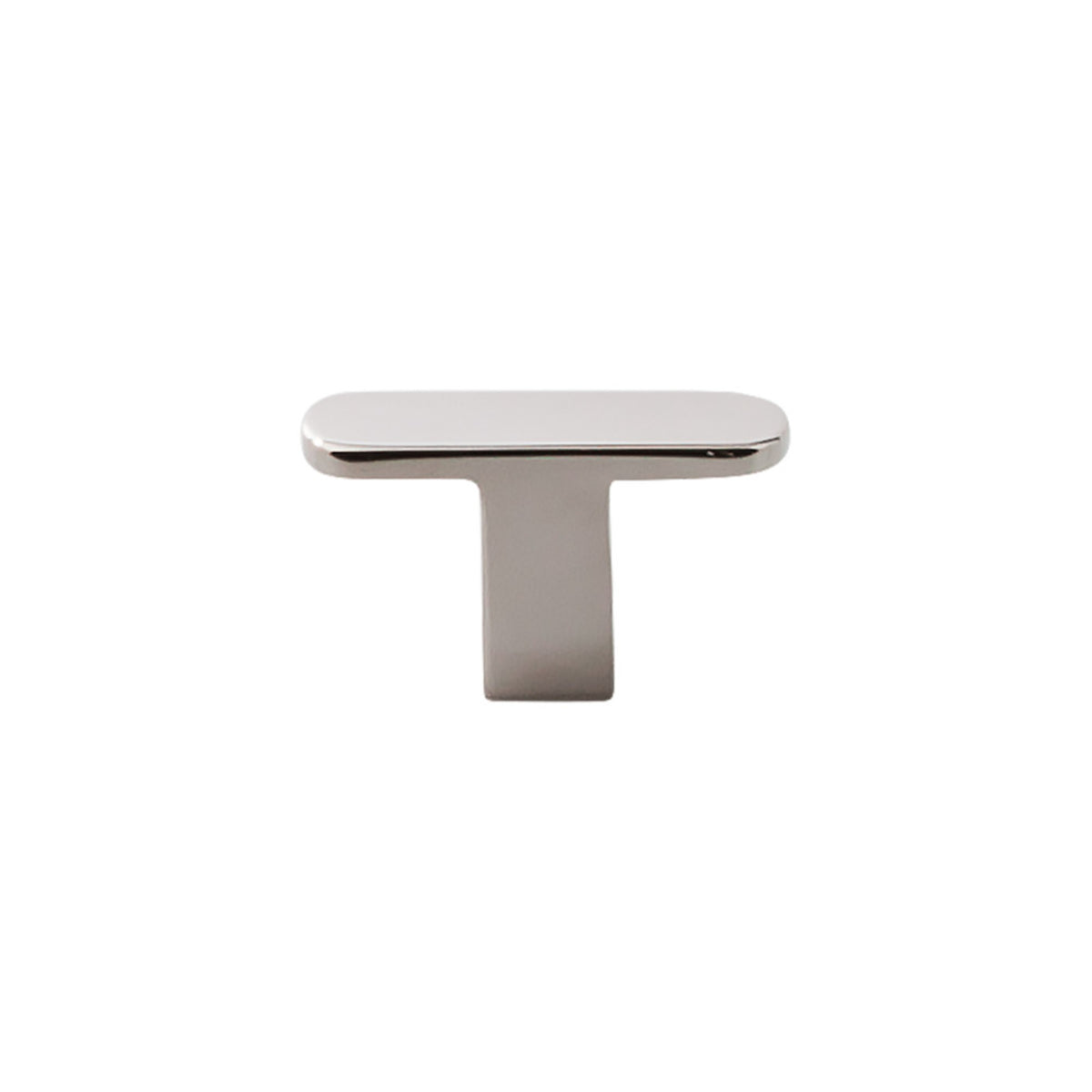 Top Knobs Stainless T Geometric Cabinet Knob in Polished Stainless Steel