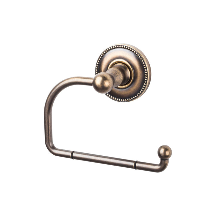 Top Knobs - Edwardian Bath Tissue Hook Beaded Backplates German Bronze