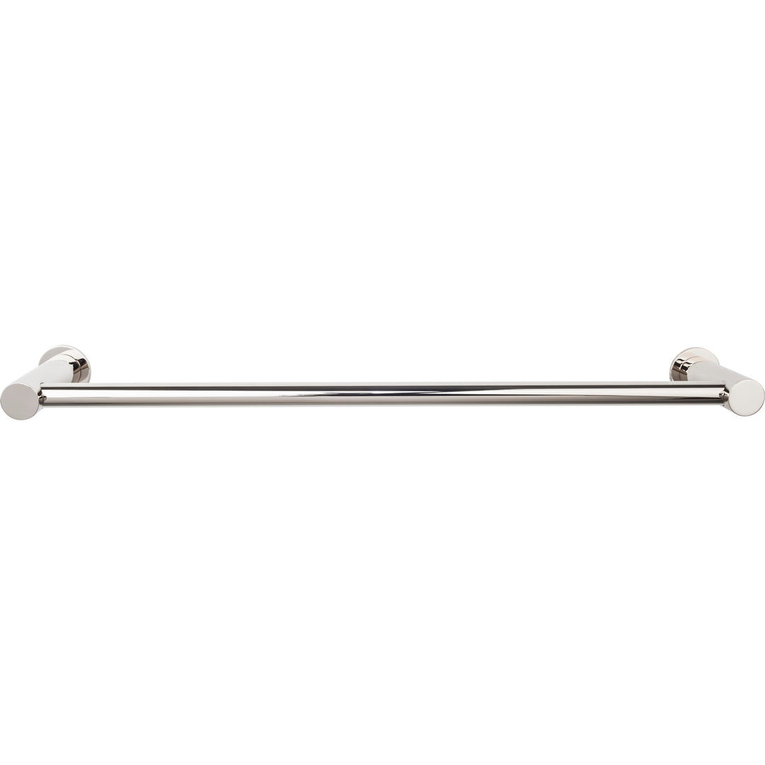 Top Knobs - Hopewell Bath Towel Bar Singles 24" Polished Nickel