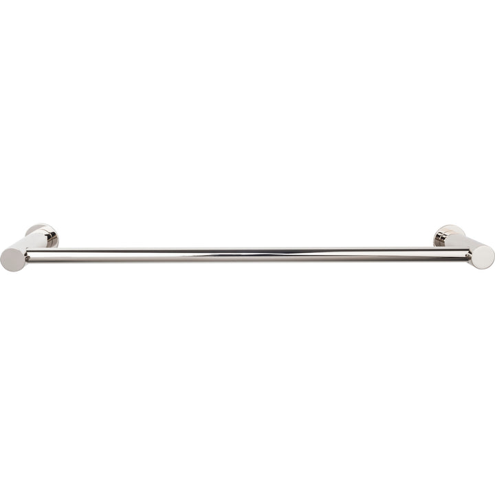 Top Knobs - Hopewell Bath Towel Bar Singles 24" Polished Nickel