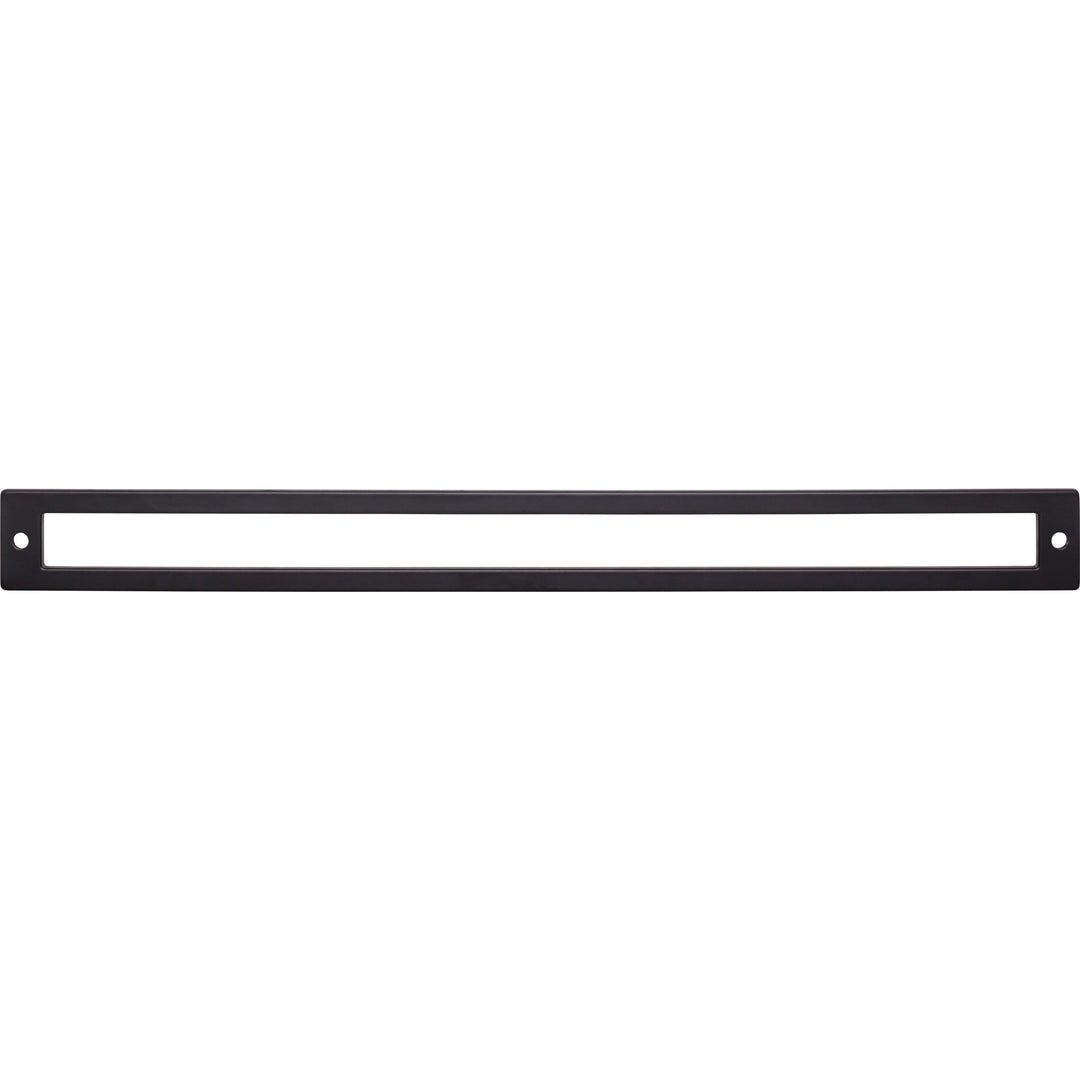 Top Knobs - Hollin Pull Backplates 12" Flat Black