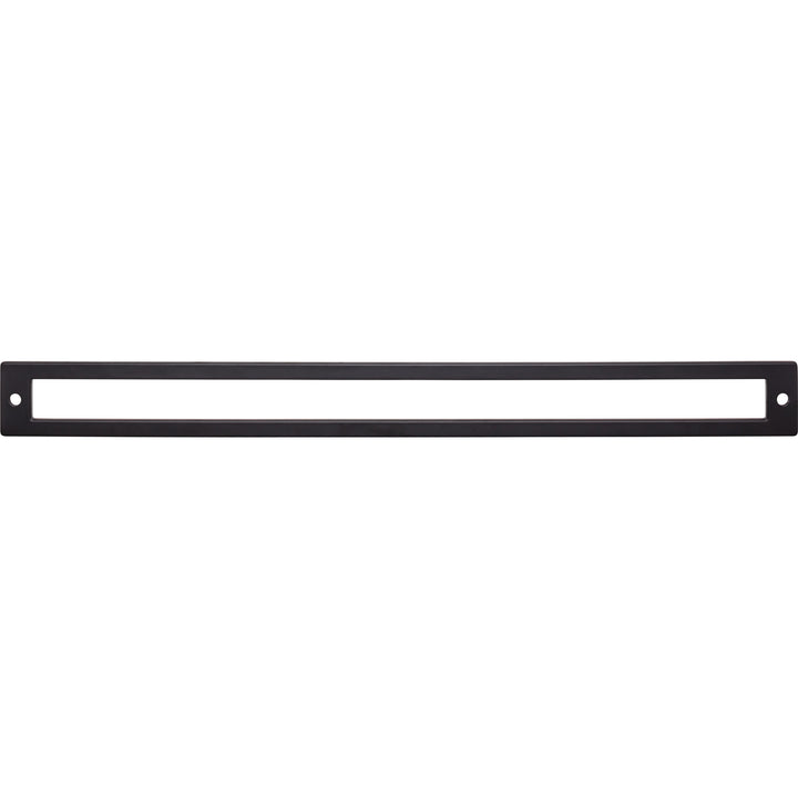 Top Knobs - Hollin Pull Backplates 12" Flat Black