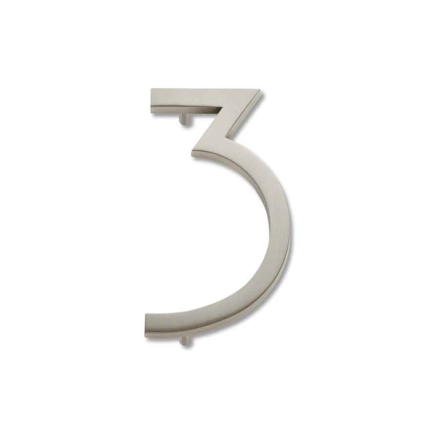 Atlas - Modern Avalons (#3) 4 1/2" Brushed Nickel
