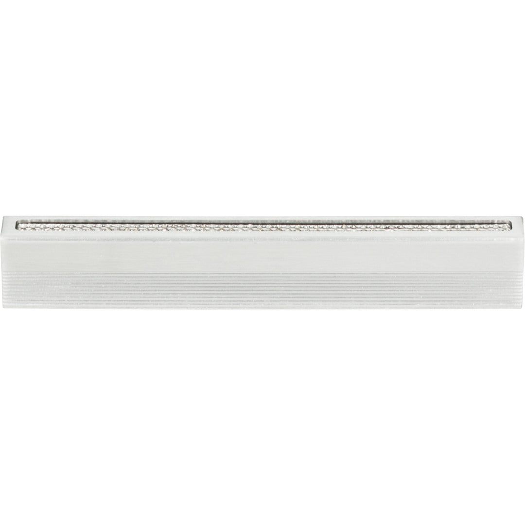 Atlas - Crystal Inset Thin Pulls 3 3/4" Matte Chrome