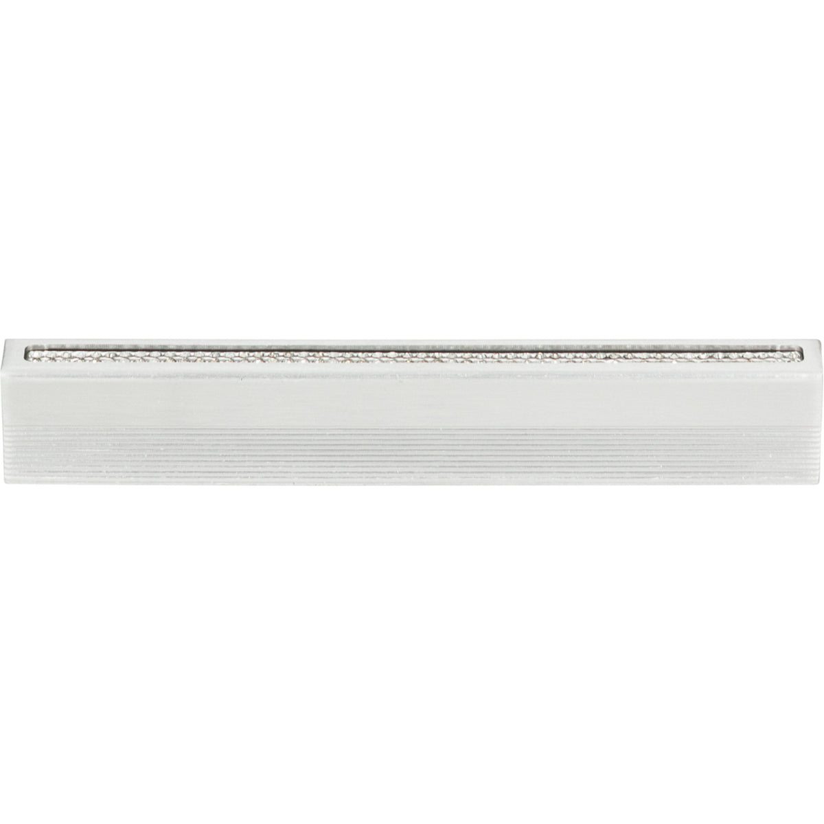 Atlas - Crystal Inset Thin Pulls 3 3/4" Matte Chrome