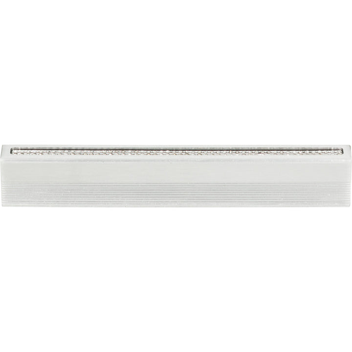 Atlas - Crystal Inset Thin Pulls 3 3/4" Matte Chrome