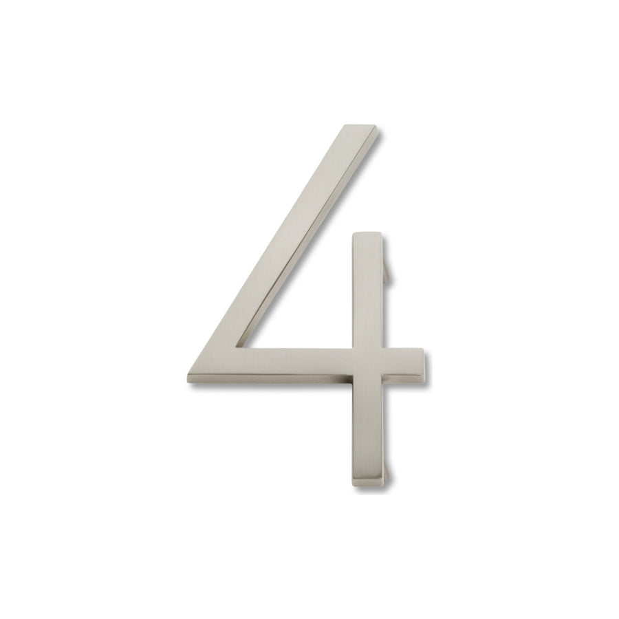 Atlas - Modern Avalons (#4) 4 1/2" Brushed Nickel